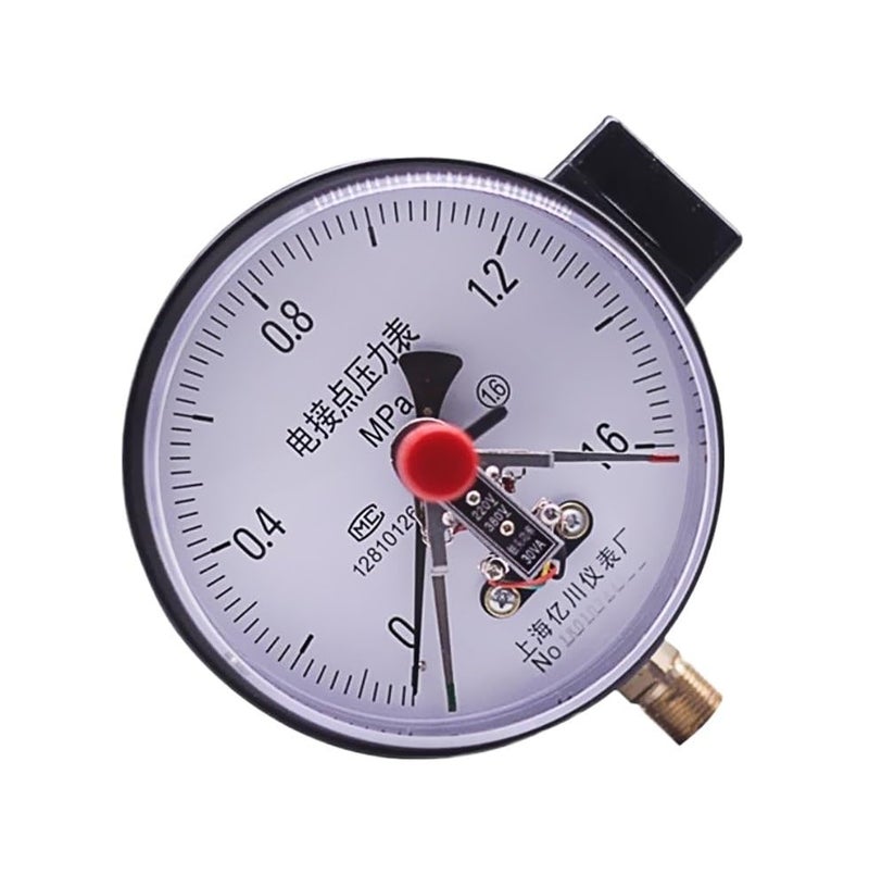 Yxc150 Magnetic Assisted Electric Contact Pressure Gauge 0 0.16 MPA Size - Image 3