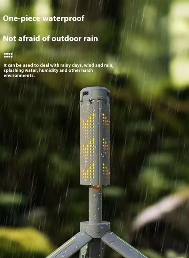 JCB CHIC Multifunctional Camping Light 4 in1 USB Rechargeable Outdoor Hiking Camping Fishing Flashlight,8000mAH Telescopic Camping Lamp Waterproof 8  Modes Dimmable For Outdoor Hiking Emergency Survival - Image 3