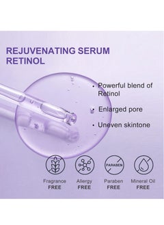 Epielle Epielle Retinol Night Serum | Repair, Renew, Brighten | Targets Fine Lines and Wrinkles | For All Skin Types | 1 Fl Oz | Korean Skincare, Easter Gift  - Image 2