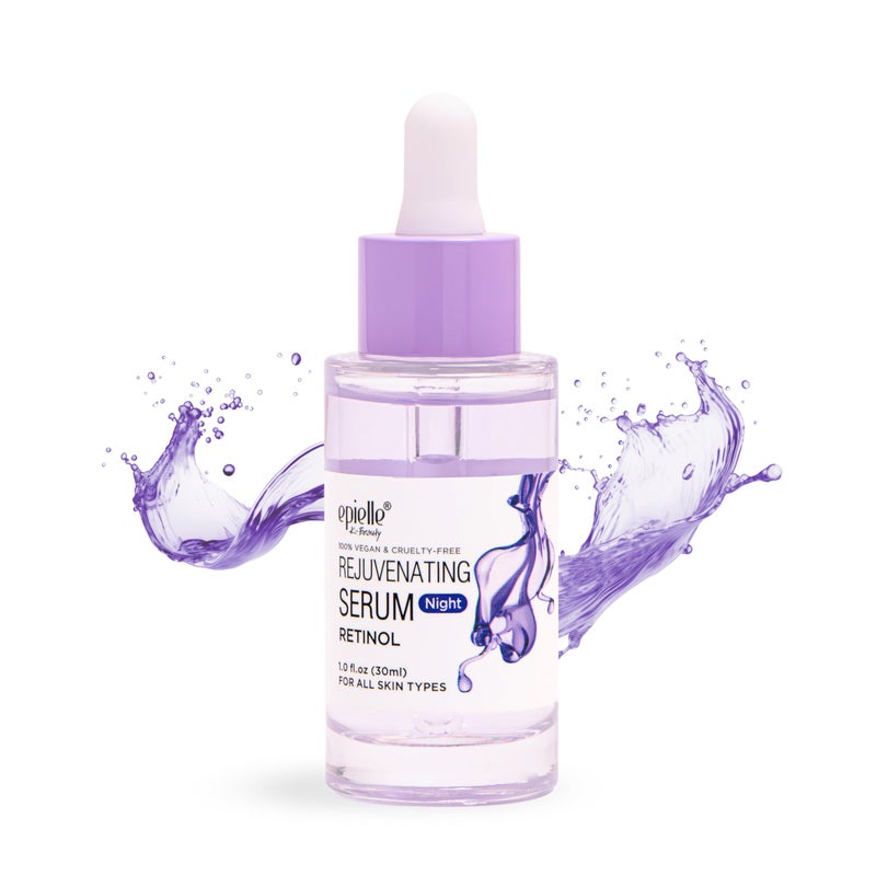 Epielle Retinol Night Serum | Repair, Renew, Brighten | Targets Fine Lines and Wrinkles | For All Skin Types | 1 Fl Oz | Korean Skincare - Image 1