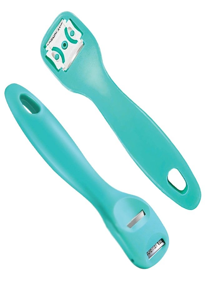 TEMPERIA (1pc) Callus Remover for Feet - Shaver Razor - Foot Scrubber for Dead Skin - Pedicure Kit for Women - Feet File Scrub Tools, Heel Scraper Filer & Leg Cleaner Brush - (Multicolour) (HF726) - Image 1