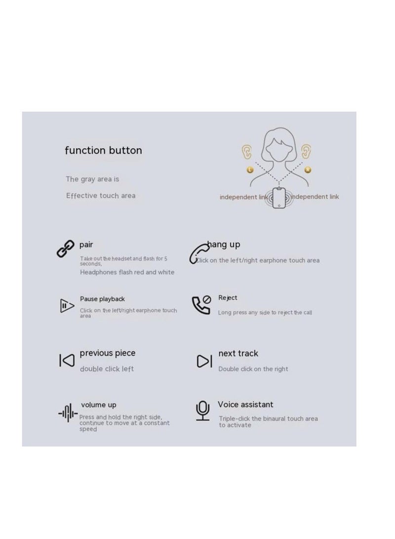 Y&D Ear-Clip Bone Conduction Headphones Bluetooth 5.3, Painless Wireless Open Ear Clip on Earbuds, Connecting Dual Devices Simultaneously, with Charging Case, Waterproof Earbuds for Sports - Image 3