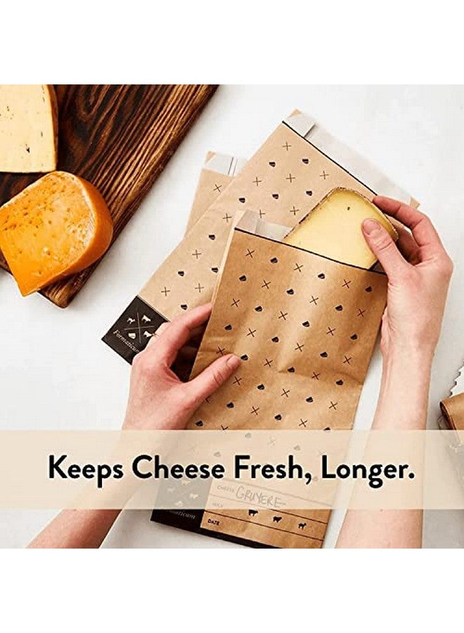 Formaticum Cheese Storage Bags, Keep Charcuterie Fresh, Wax Paper Bags, 30 Count - Image 3