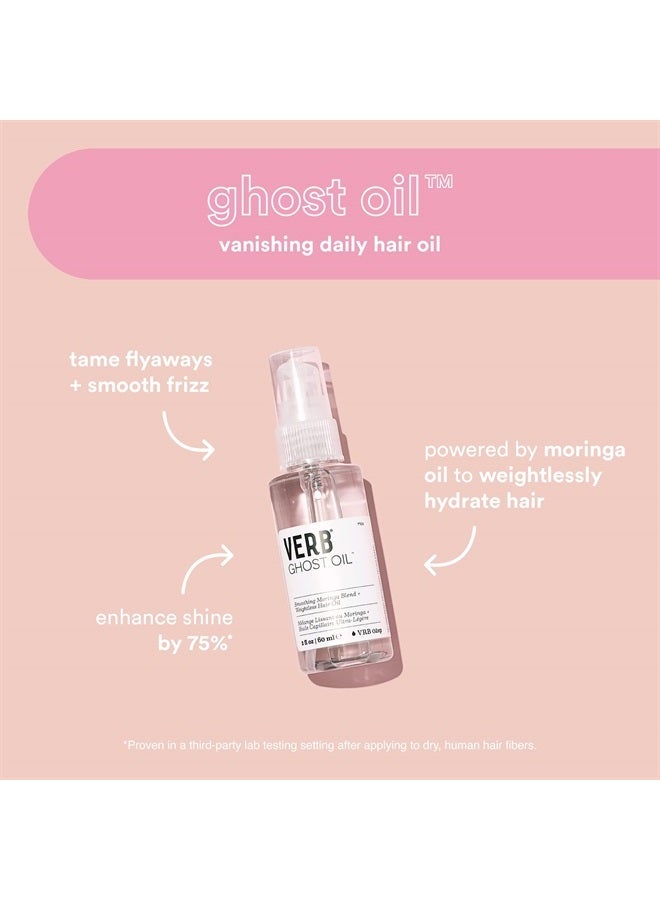 verb Ghost Oil – Vegan Weightless Hair Oil – Lightweight Hair Oil – Revitalizing Hair Treatment Oil Nourishes and Promotes Shiny Hair – No Paraben or Harmful Sulfates, 2 fl oz - Image 4