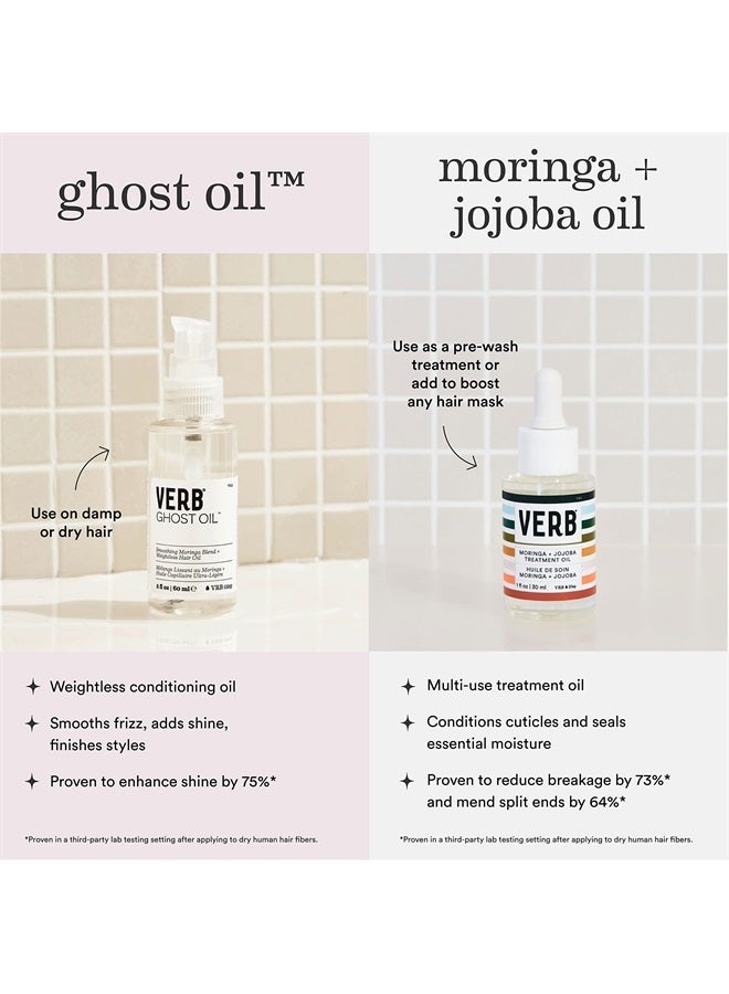 verb Ghost Oil – Vegan Weightless Hair Oil – Lightweight Hair Oil – Revitalizing Hair Treatment Oil Nourishes and Promotes Shiny Hair – No Paraben or Harmful Sulfates, 2 fl oz - Image 5
