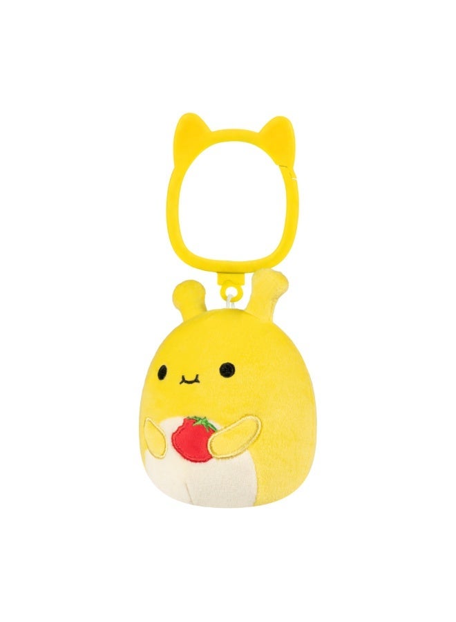Squishmallows Clip-On Zarina the Yellow Banana Slug - Image 3