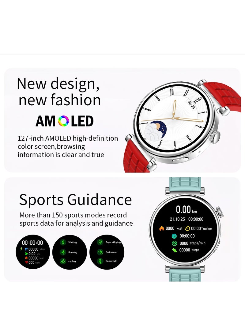 Smart Watch 1.27inch Bluetooth Calling Sports Models Health Monitoring Fitness Tracker Watch Women  - Image 3