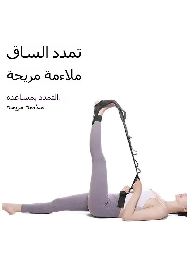 Generic Elastic yoga stretching ankle correction rehabilitation belt horse tendon dance resistance band  - Image 2