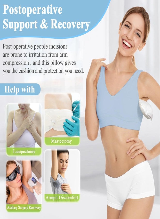 KAAMOS Lymphedema Axilla Pillow, Mastectomy Lumpectomy Pillows Post Surgery, Breast Surgery Recovery Pillow for Sleeping, Underarm Armpit Pillow for Pain Relief, Mastectomy Recovery Kit (1PCS) - Image 4