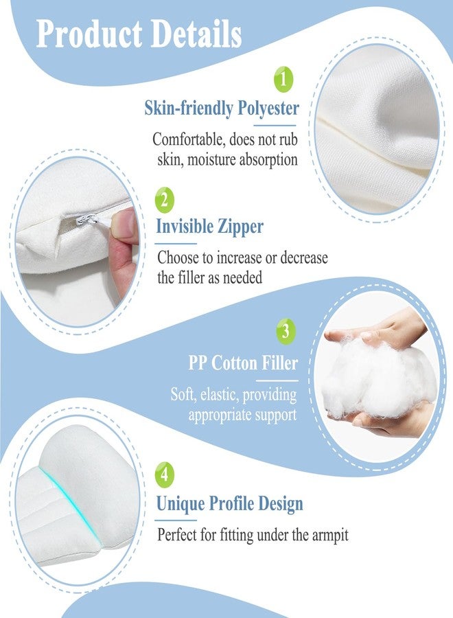 KAAMOS Lymphedema Axilla Pillow, Mastectomy Lumpectomy Pillows Post Surgery, Breast Surgery Recovery Pillow for Sleeping, Underarm Armpit Pillow for Pain Relief, Mastectomy Recovery Kit (1PCS) - Image 5