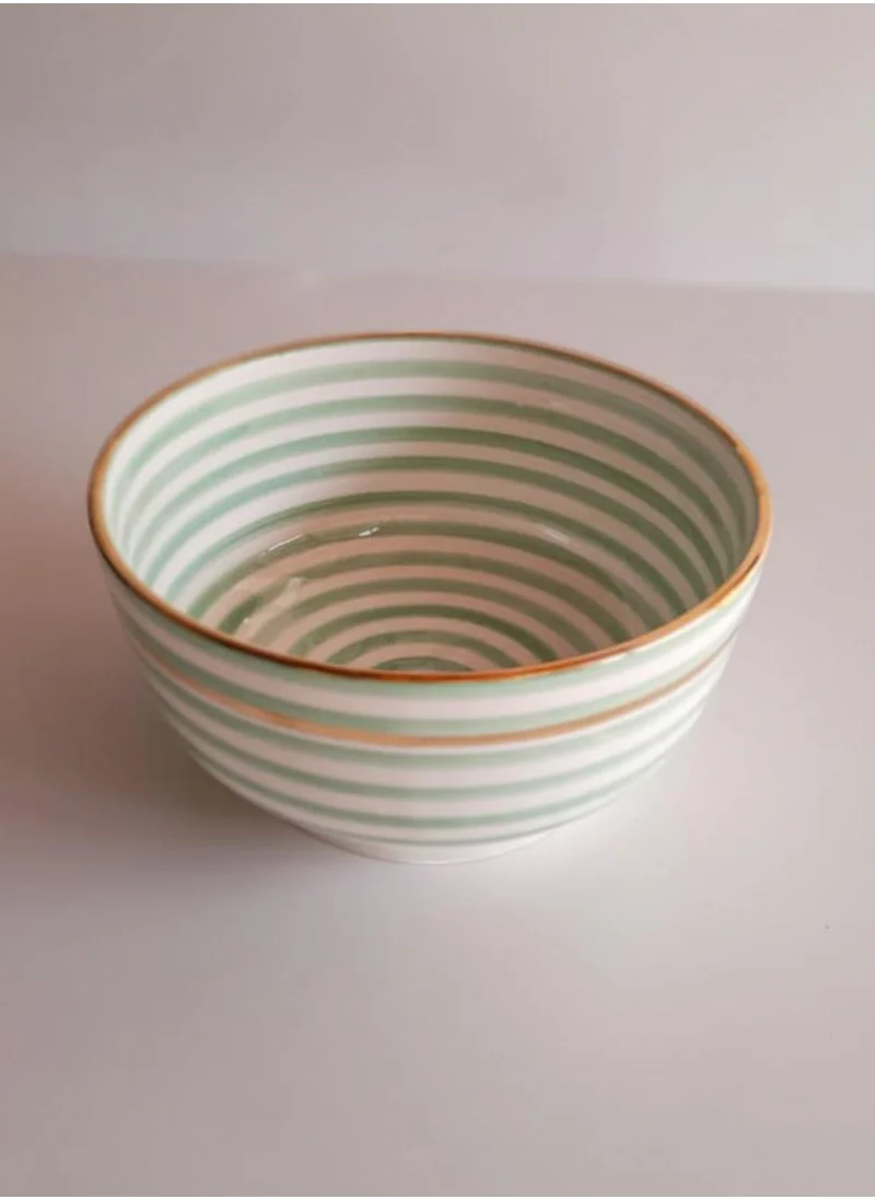 Taddart Stripes Ceramic Bowl size 20cm