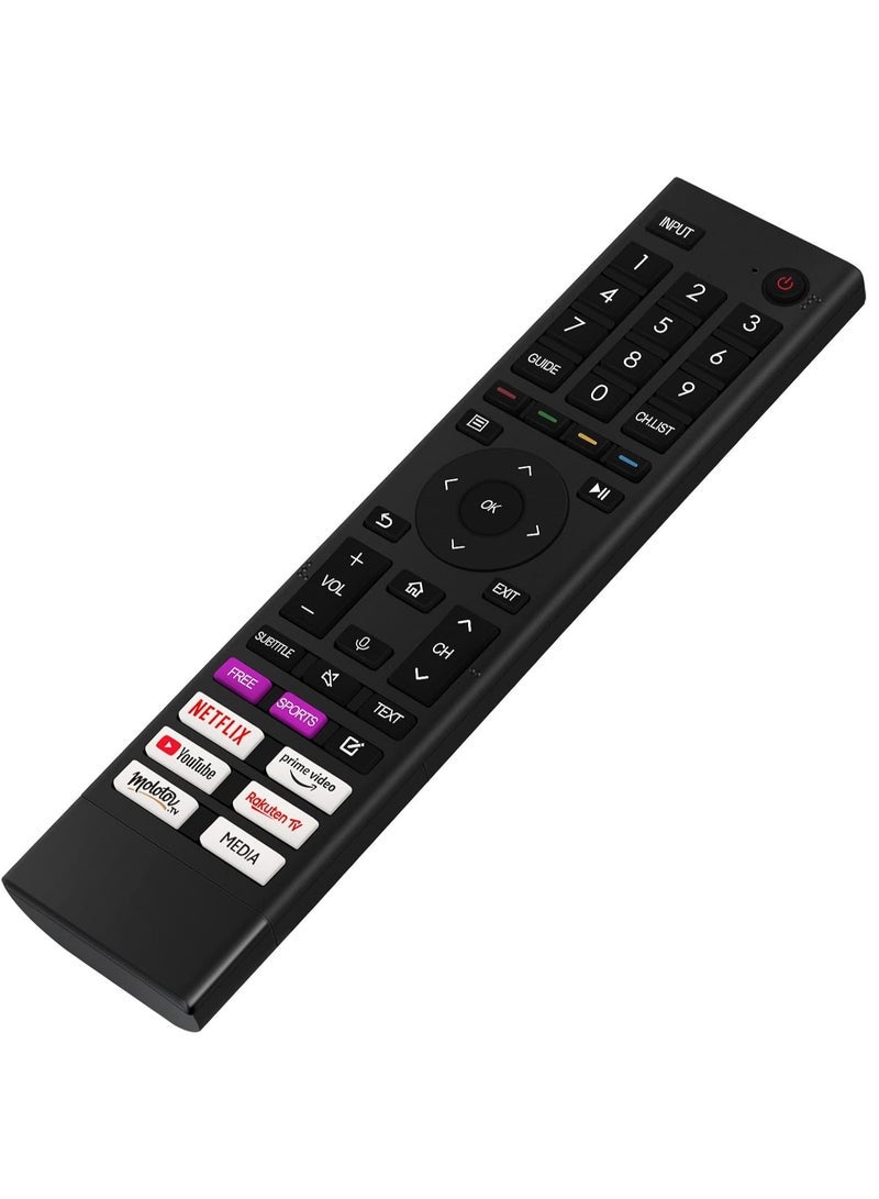 PopZa Replacement Voice Remote Control ERF3H80H Fit for Hisense Smart OLED 4K TV 43A7GQ 50A7GQ 55A7GQ 65A7GQ 65A7GQ with battery - Image 4