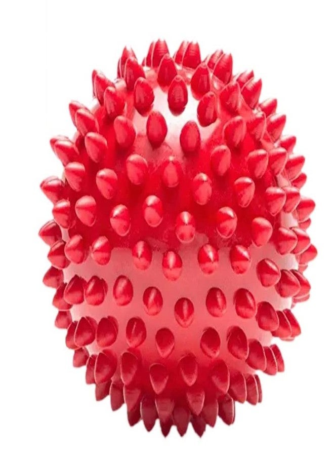 Pups&Pets Non-Toxic Rubber Stud Spike Hard Ball Chew Toy, Puppy/Dog Teething Toy - 3 inches - Image 1