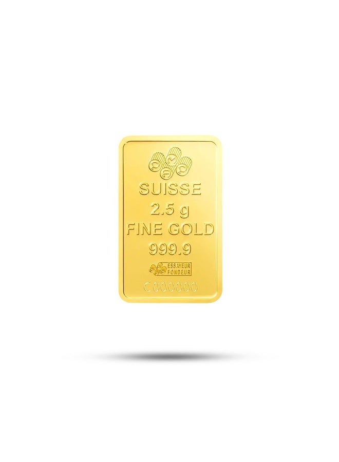 بامب سبيكة ذهب سويسرية من طراز بامب كوين، عيار 24 قيراط، نقاء 999.9، وزن 2.5 غرام - Image 5