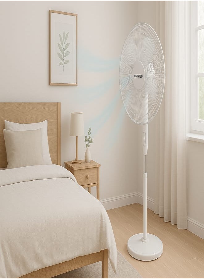 Generic - Stand Fan 45W | Three Blades, Silent Operation, Ajustable Height,Multiple Wind Speeds,Low Running Sound,Good Effect And Long Life,Energy Saving,Easy Disassembly ((45W)) - Image 1