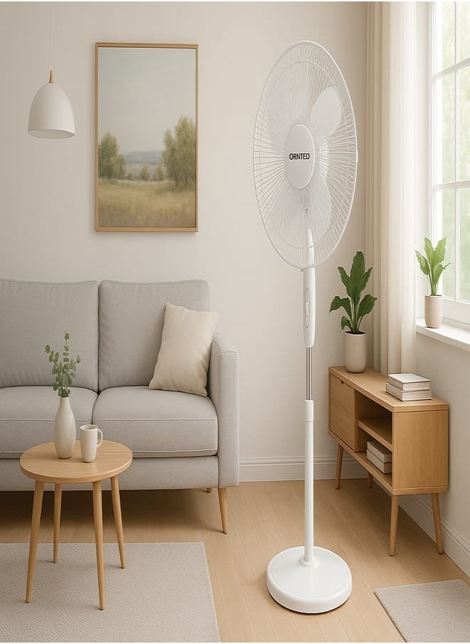Generic - Stand Fan 45W | Three Blades, Silent Operation, Ajustable Height,Multiple Wind Speeds,Low Running Sound,Good Effect And Long Life,Energy Saving,Easy Disassembly ((45W)) - Image 1