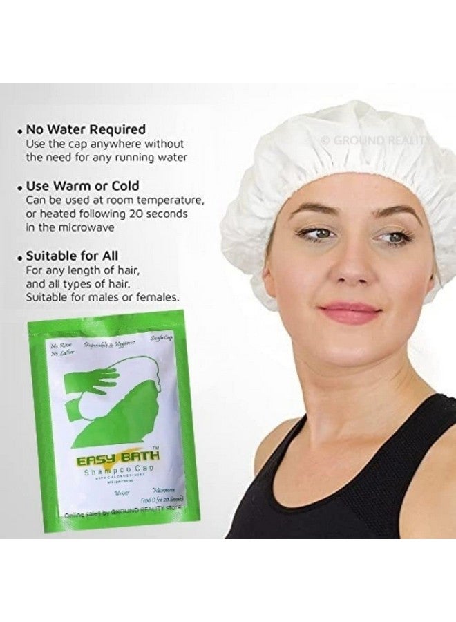 LUREME Easy Bath Shampoo Cap for Adults - Clean, Complete and Comfortable Hair Wash with Shampoo and Conditioner within Minutes. Microwavable Easy bath Shampoo Cap. 1 Shampoo Cap Adult Pack (LH2) - Image 2
