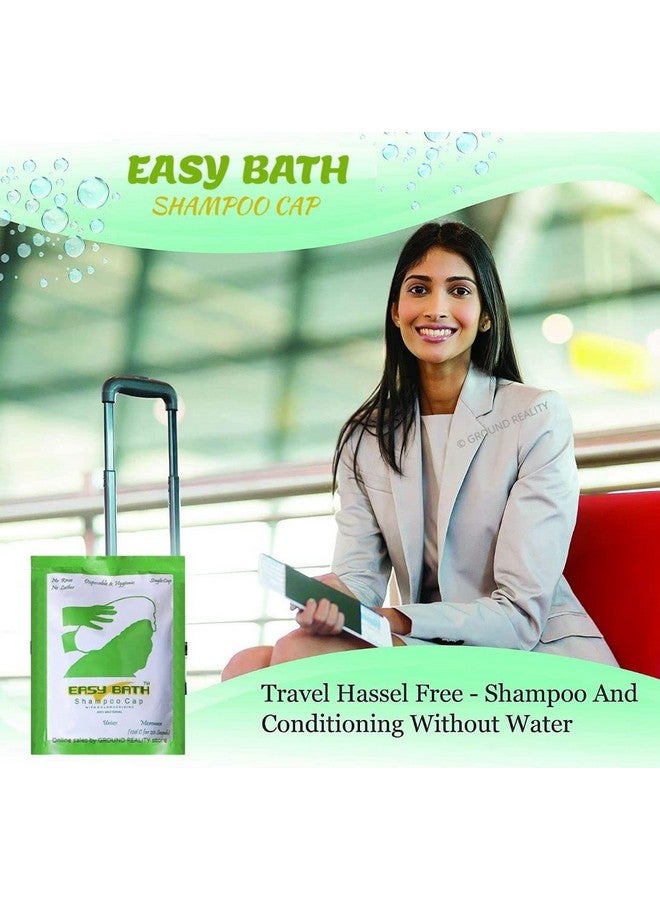 LUREME Easy Bath Shampoo Cap for Adults - Clean, Complete and Comfortable Hair Wash with Shampoo and Conditioner within Minutes. Microwavable Easy bath Shampoo Cap. 1 Shampoo Cap Adult Pack (LH2) - Image 4