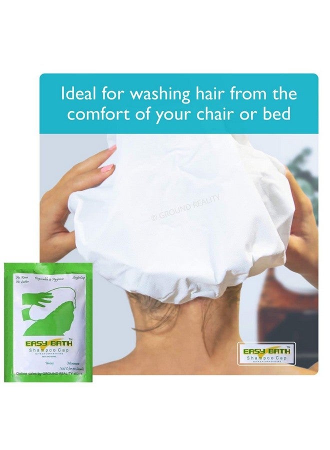 LUREME Easy Bath Shampoo Cap for Adults - Clean, Complete and Comfortable Hair Wash with Shampoo and Conditioner within Minutes. Microwavable Easy bath Shampoo Cap. 1 Shampoo Cap Adult Pack (LH2) - Image 5
