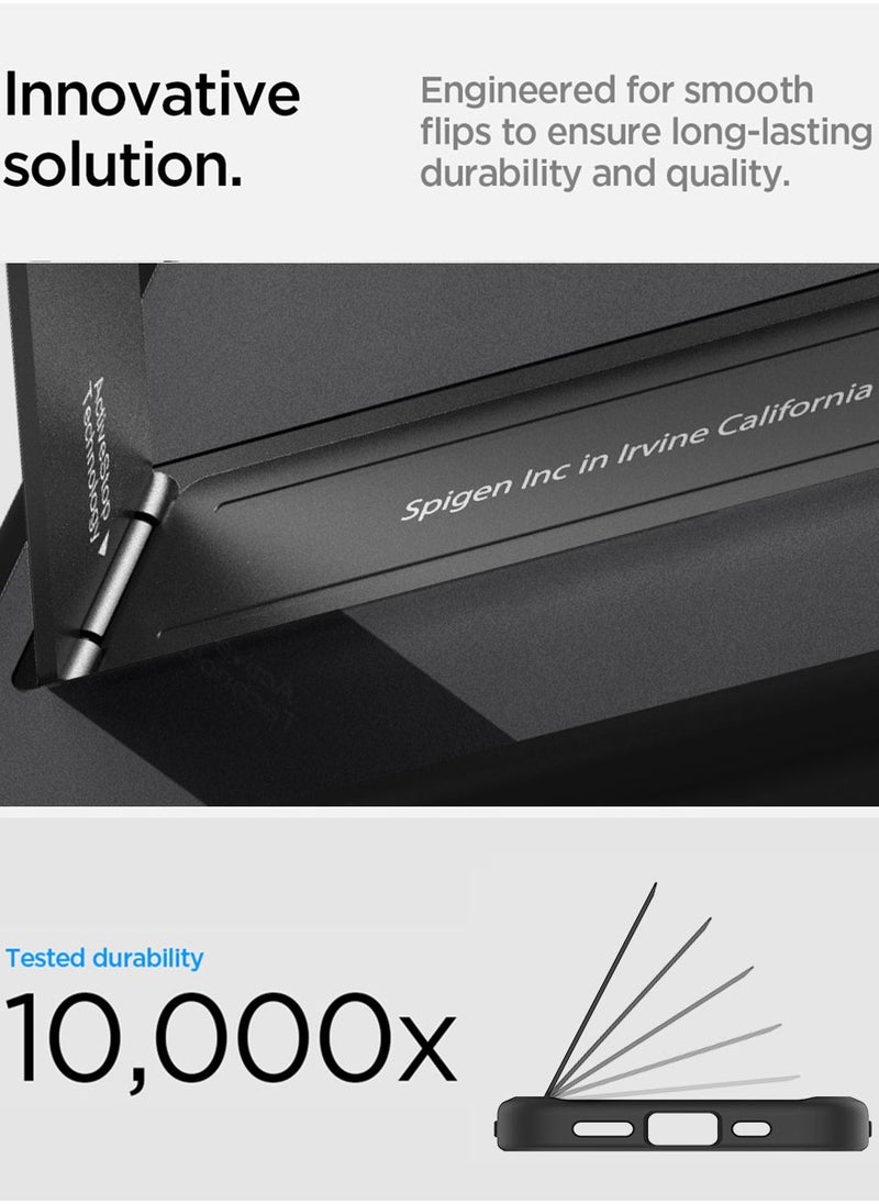 Spigen Ultra Hybrid S MagFit iPhone 16e Case Cover MagSafe with Kickstand - Frost Black  - Image 5