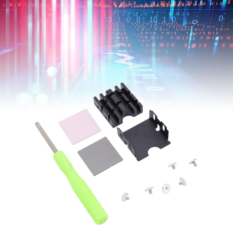M.2 2230 SSD Heatsink PC M.2 PCIE NVME SSD Double Sided Heat Sink Cooler with Thermal Silicone Pad for Computer - Image 3