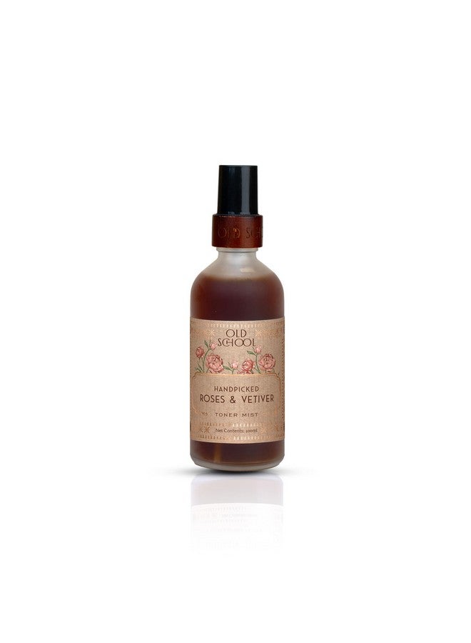 Old School Rituals Handpicked Roses & Vetiver Face Toner Mist | Instant Hydration, Pore Tightening & Glow Enhancer | Refreshes, Soothes, & Revitalizes Skin | 100ml - Image 1
