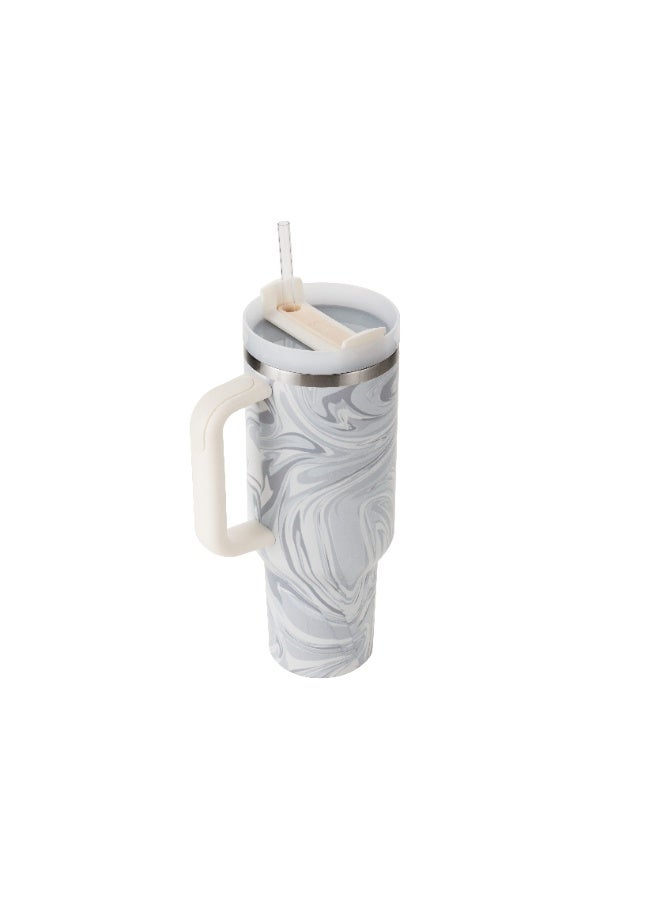 Stanley Quencher H2.0 FlowState Stainless Steel Vacuum Insulated Tumbler with Lid and Straw for Water - Coffee Cup - 40oz Stainless Steel Coffee Mug - Image 4