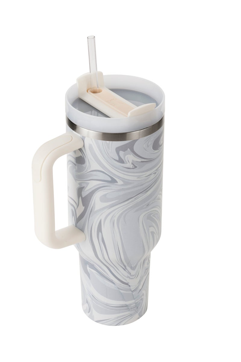 Stanley Quencher H2.0 FlowState Stainless Steel Vacuum Insulated Tumbler with Lid and Straw for Water - Coffee Cup - 40oz Stainless Steel Coffee Mug - Image 1