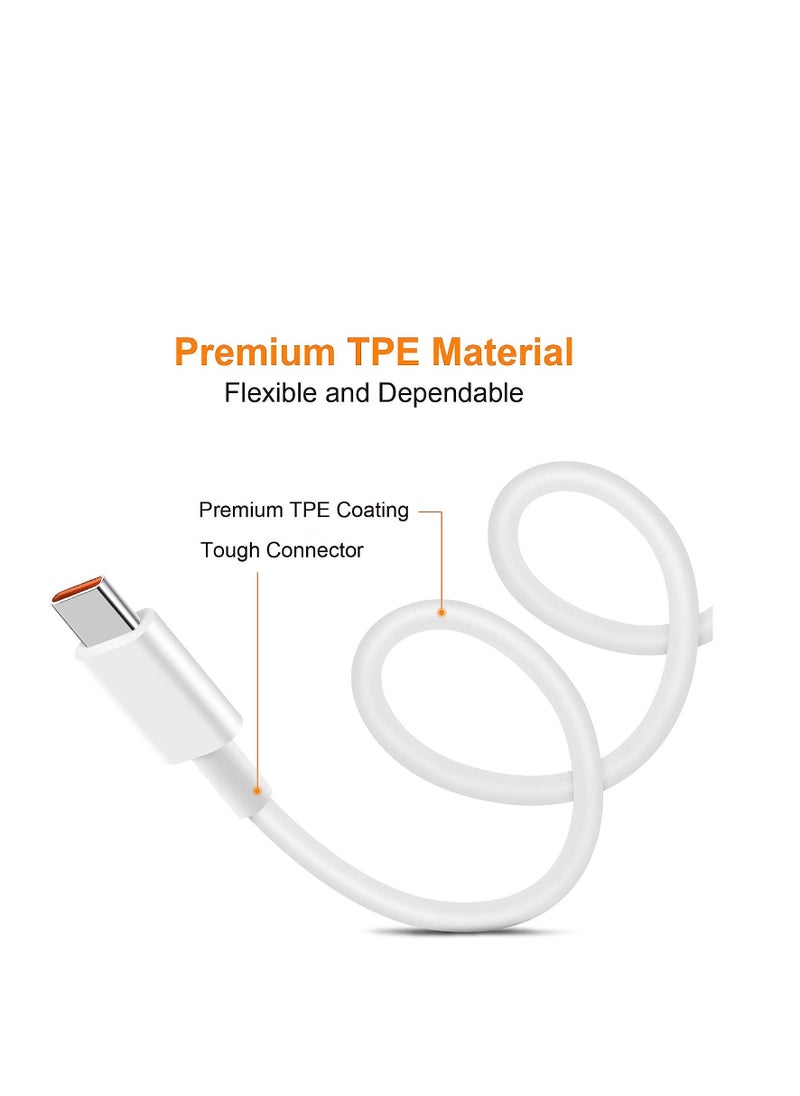 Generic - 2 Pack 1M/3.3ft Type C Charger Cable Fast Charging 3A Turbo Hyper Charging Cable for Xiaomi  15 14T 12 Pro 13T 12T 11T 11 Lite 5G for Redmi Note 14 13 12 11 9T 9 8 for POCO F6 F5 F4 GT M5 Pro X6 X5 X4 Pro - Image 1