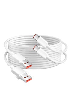 Generic كابل شاحن من النوع C بطول 1 متر/3.3 قدم وكابل شحن سريع 6 أمبير من Turbo Hyper لـ Xiaomi 12 Pro 13T 12T 11T 11 Lite 5G وRedmi Note 11 9T 9 8 وPOCO F4 GT M4 Pro X4 Pro  - Image 1