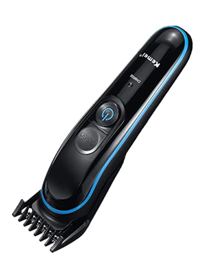 Kemei KM-690 Professional 5-In-1 Multi-Function Hair Clipper Set Blue/Black - Image 2