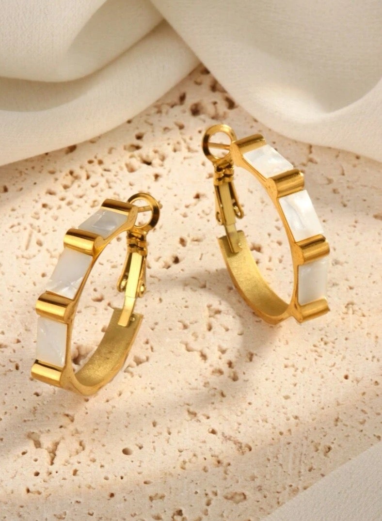 Dangle Charms Elegant & Trendy Stainless Steel Earrings For Women - Image 2