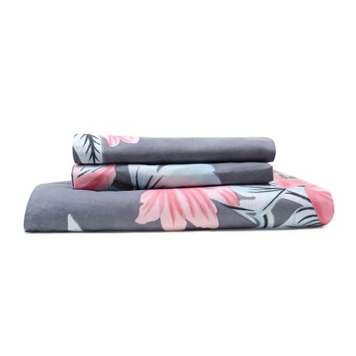 Nivasam Cotton Feel Glace Cotton Elastic Fitted Printed King Size Double Bed Bedsheet with 2 Pillow Cover(72"x78") 300-350 threadcount (Design5) - Image 4