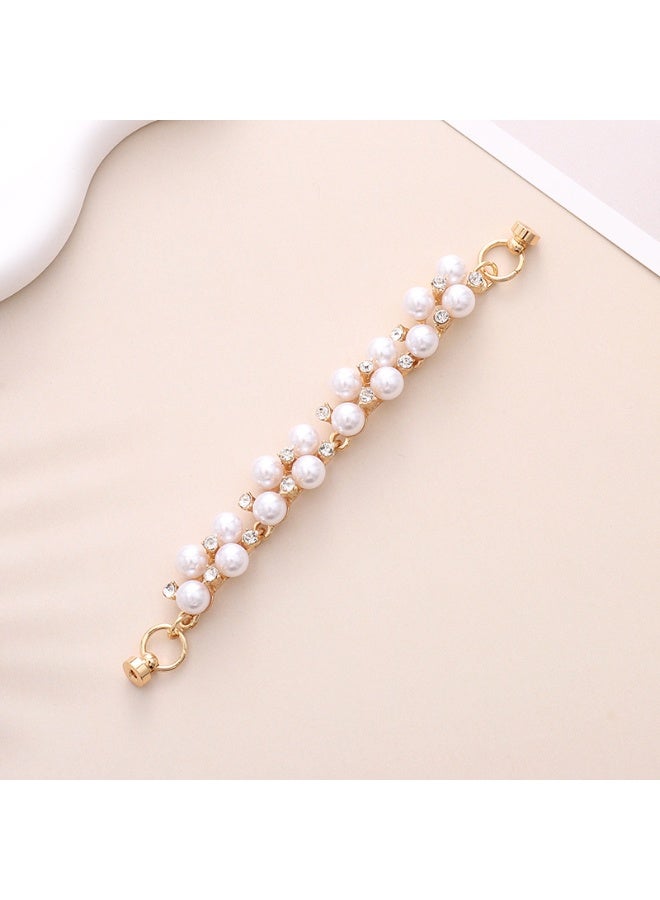NIBEMINENT Phone Charm/ Chain Strap for Women Girls, Matte Pearl Cell Phone Case Lanyard Wrist Strap