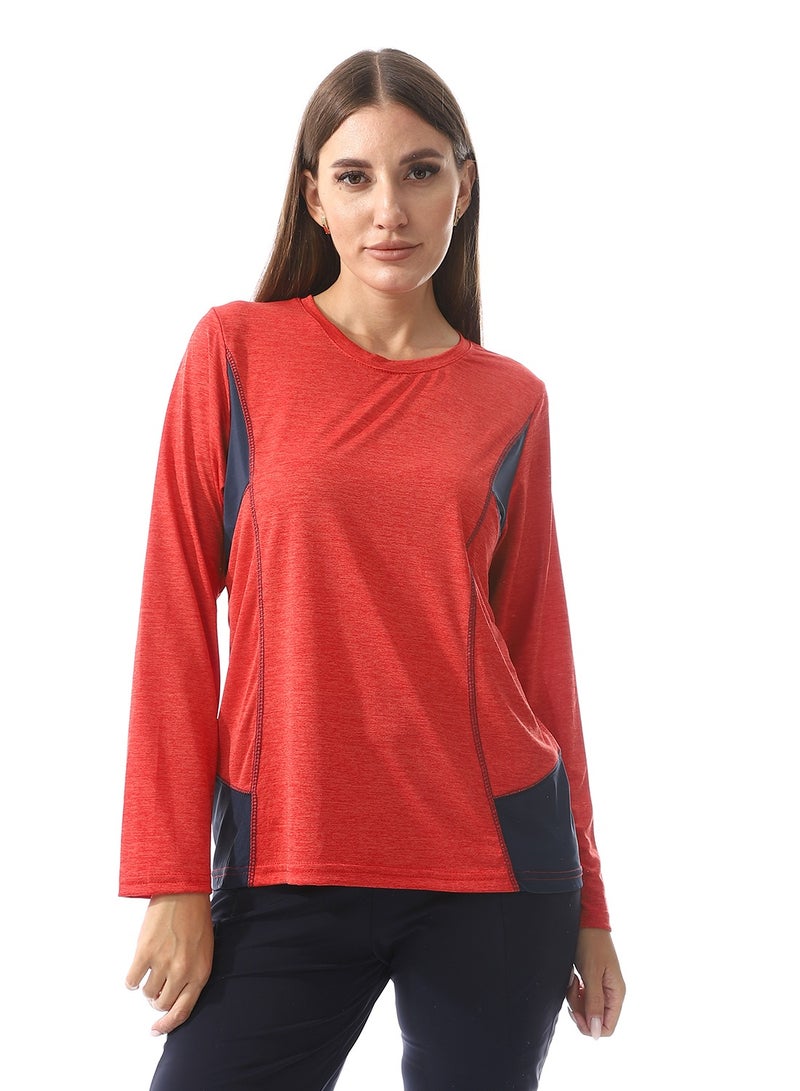 Caesar Women Sport T-Shirt With Long Sleeves  - Image 1