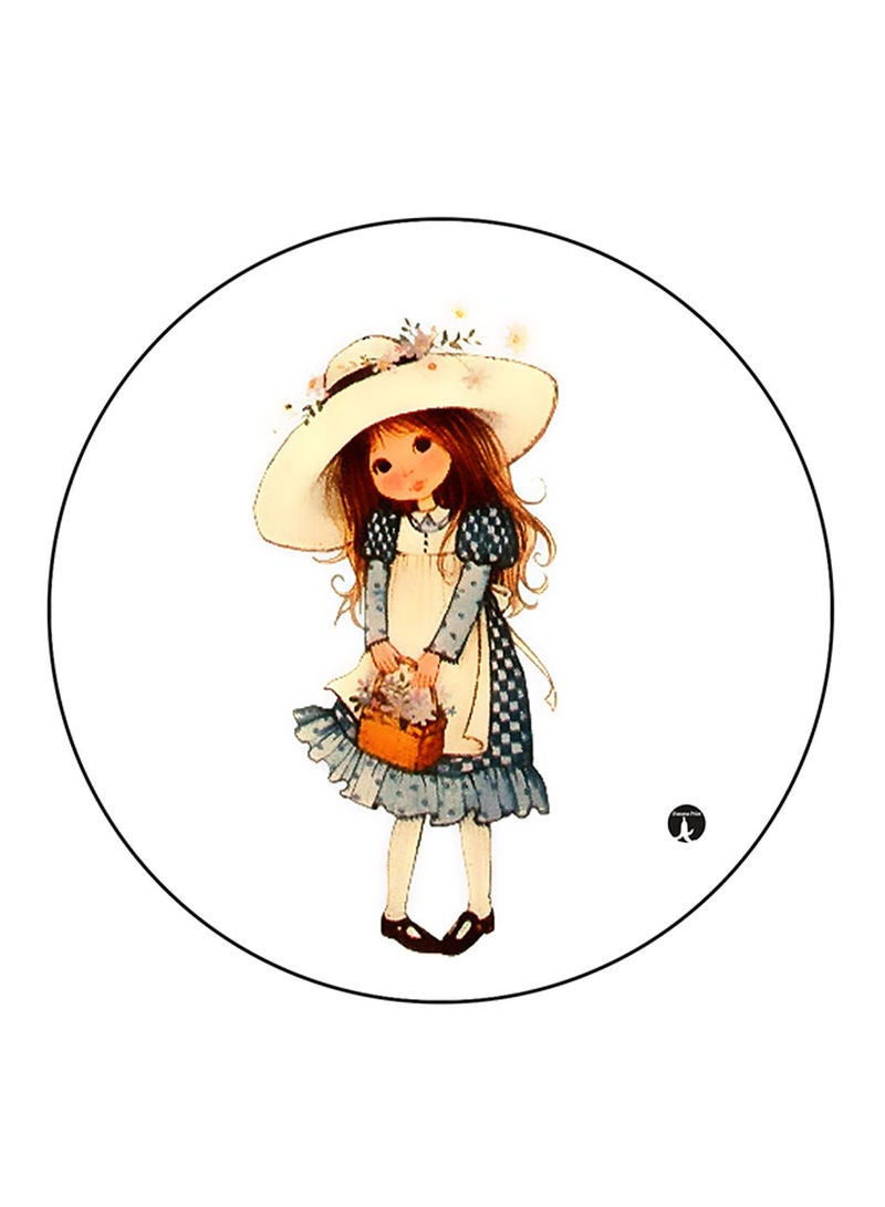 Vintage Art Printed Mouse Pad  Multicolour