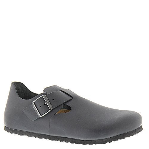 Birkenstock Mens London Clog Black Oiled Leather Size 44 EU (11-11.5 M US Men) - Image 1