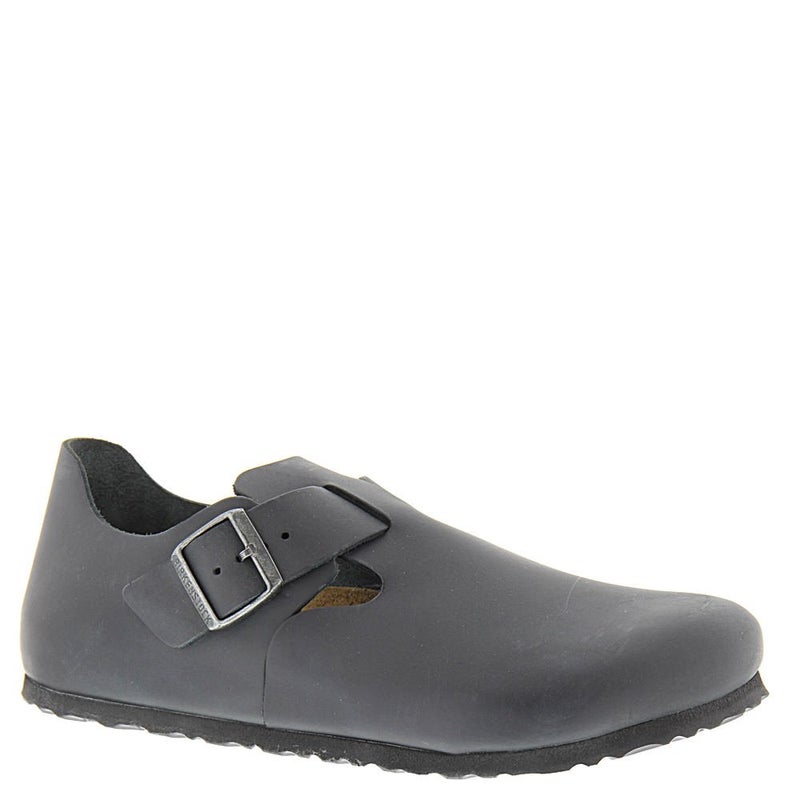 Birkenstock Mens London Clog Black Oiled Leather Size 44 EU (11-11.5 M US Men) - Image 5