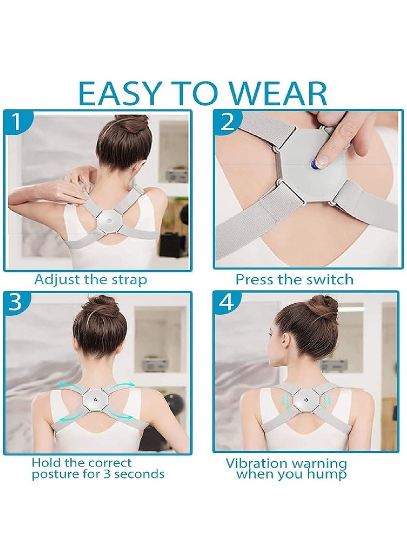 Prime by javaudan Back Correction Strap Smart Posture Corrector for Women Men Kids - Adjustable Back Straightener Spine Straightener with Intelligent Sensor Vibration Reminder, Providing Pain Relief - Image 3