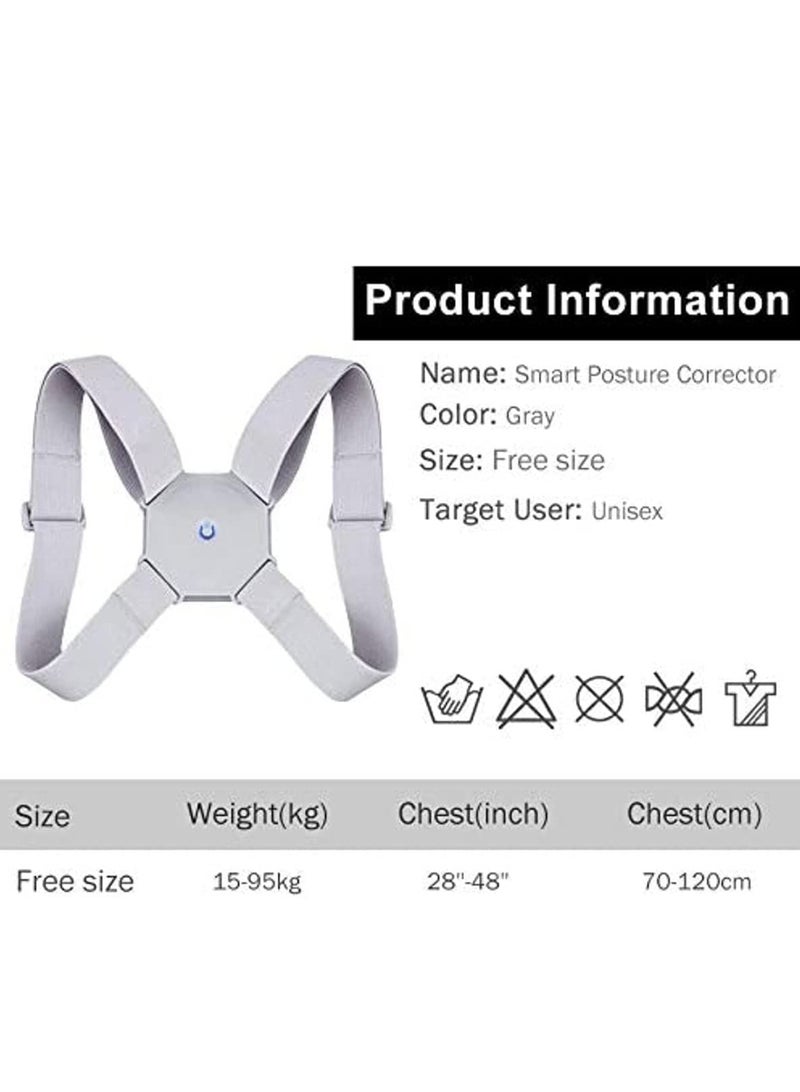 Prime by javaudan Back Correction Strap Smart Posture Corrector for Women Men Kids - Adjustable Back Straightener Spine Straightener with Intelligent Sensor Vibration Reminder, Providing Pain Relief - Image 5