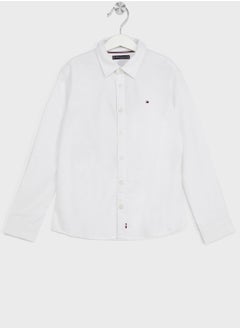 TOMMY HILFIGER Youth Oxford Slim Fit Shirt  - Image 1