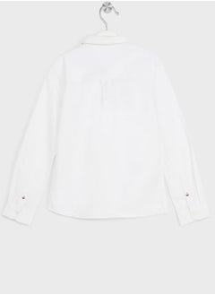 TOMMY HILFIGER Youth Oxford Slim Fit Shirt  - Image 2