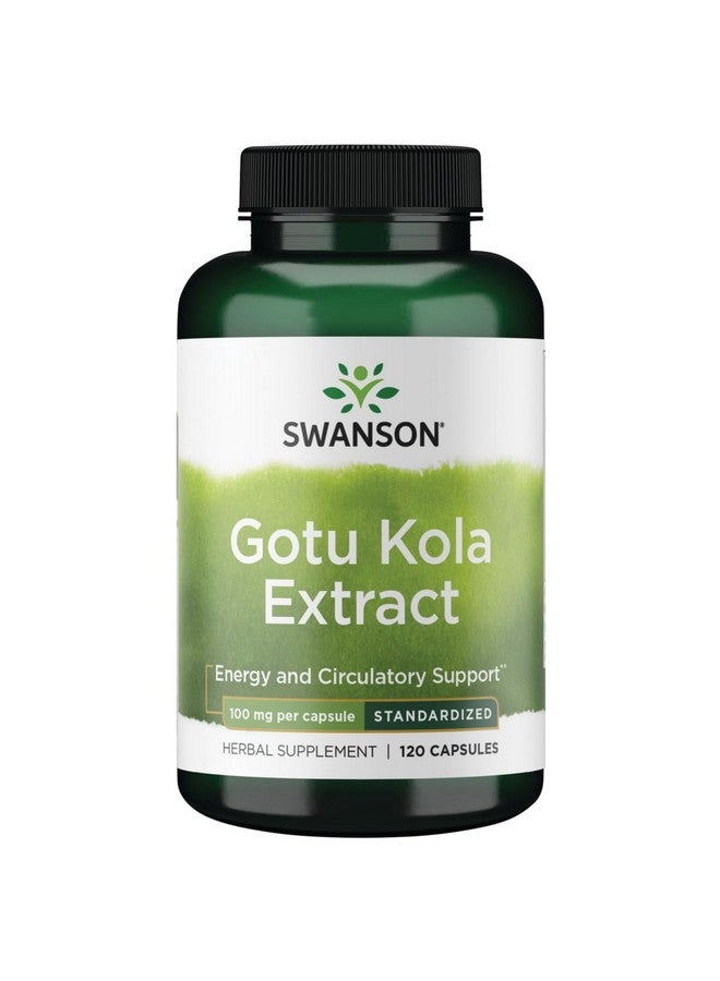 Swanson Gotu Kola (Standardized) 100 Milligrams 120 Capsules - Image 1