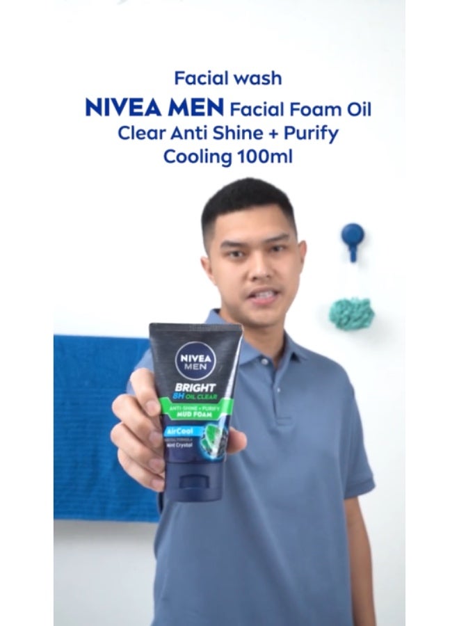 Nivea Bright 8H Oil Clear Pore Minimizing Foam 100 ml - Image 4