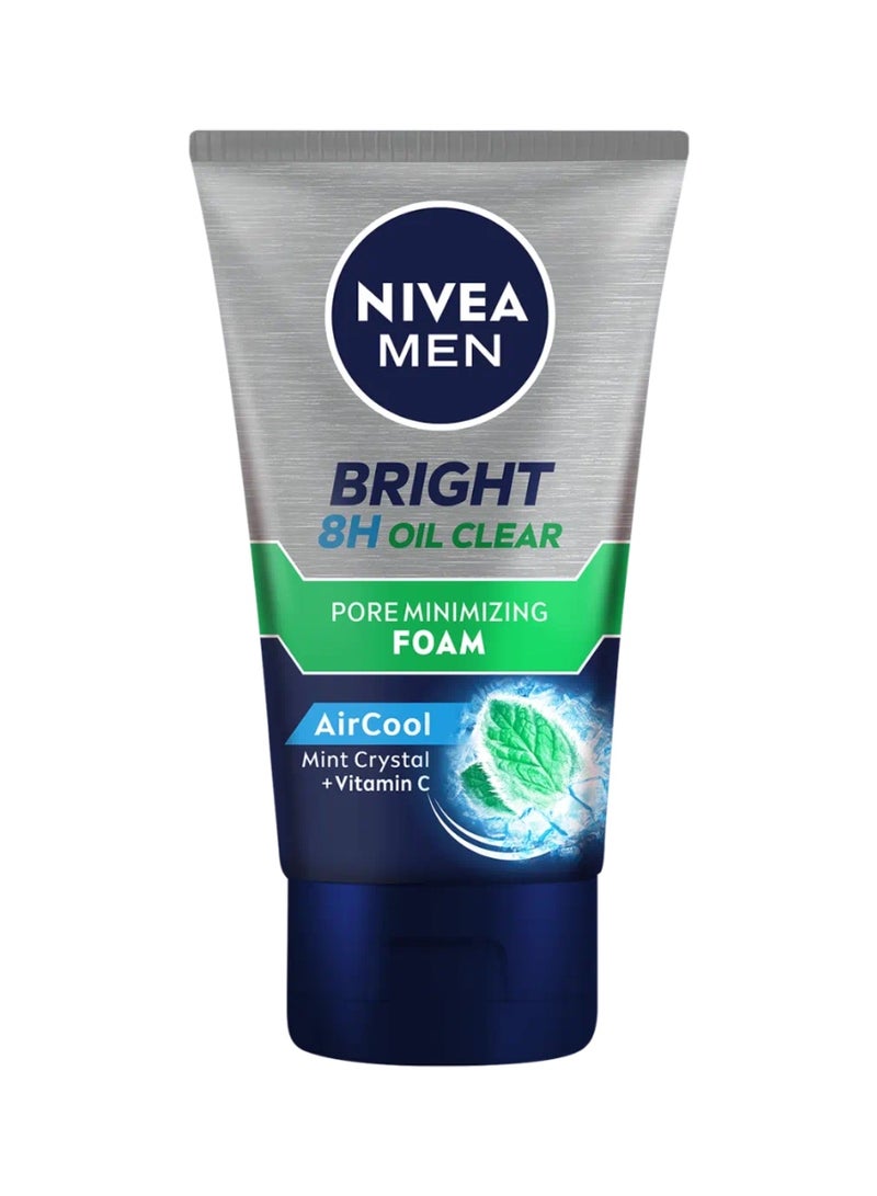 Nivea Bright 8H Oil Clear Pore Minimizing Foam 100 ml - Image 1