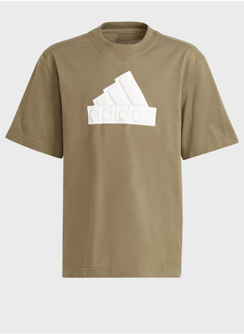 Adidas - Future Icons Logo Piqué T-Shirt - Image 1