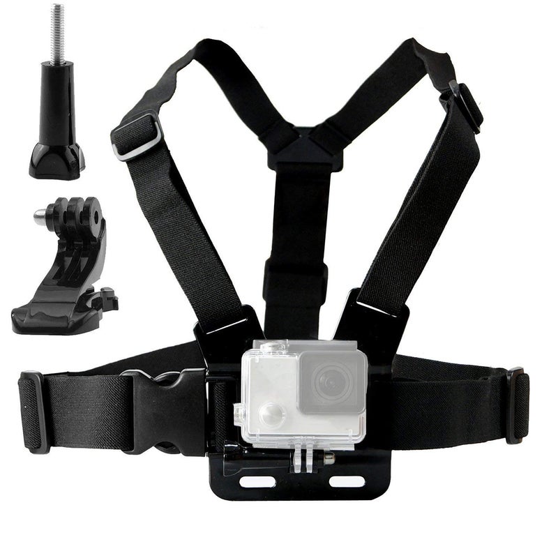 Quikprof Handlebar Plastic Adjustable Chest Strap Mount Body Belt Harness for Hero, YiCam & Other Action Cameras - Black (1 Year Warranty) - Image 4