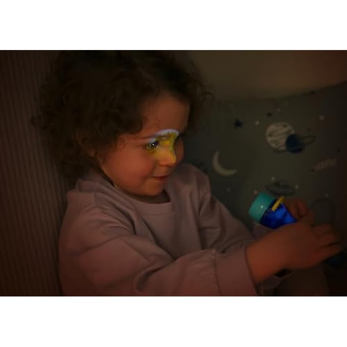 105954676 LIGHT PROJECTOR ANIMALS, PROJECTS COLOURED IMAGES, 3 DISCS WITH 8 MOTIFS EACH, 12 CM, FROM 3 YEARS - Image 5
