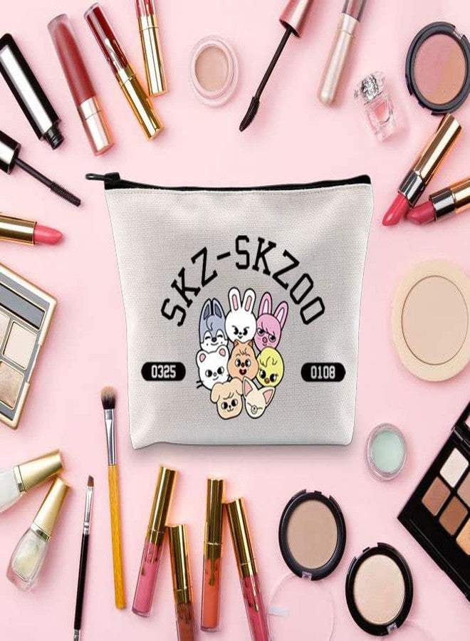 TOBGBE K-POP Group Gift SKZ Character Singer Inspired Cosmetic Bag Stay Fans Gift SKZ Album Merchandise Stay Gifts (B Role Bag) - Image 5