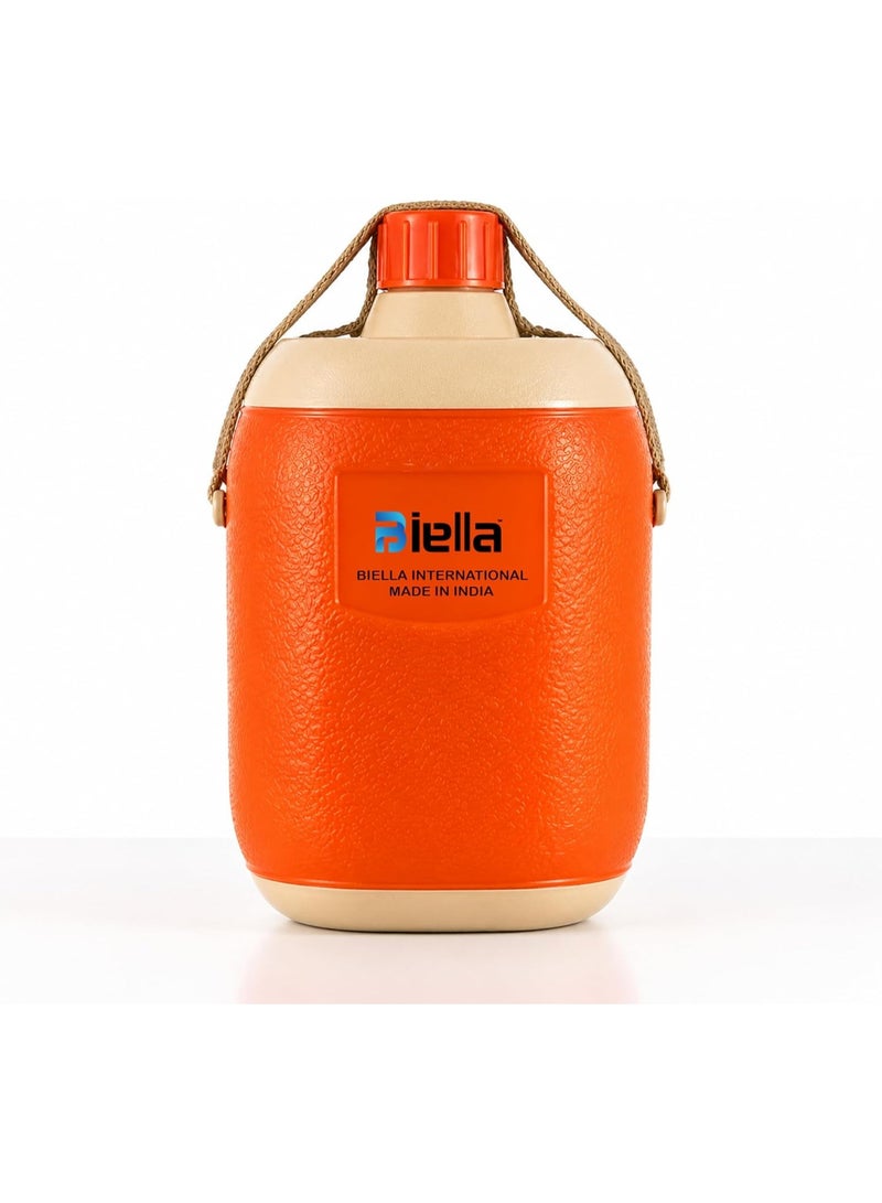 Biella 1000ML Insulated Water Bottle with Carry Strap – Leak-Resistant, Hygienic & Odourless, Keeps Drinks Cold & Hot for Hours, Ideal for Travel, School & Outdoor Use - Image 1